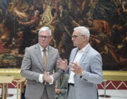 Spotkanie nauczycieli z córkami Edwarda Bernarda hr. Raczyńskiego w Muzeum Pałac w Rogalinie