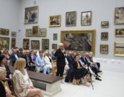 Spotkanie nauczycieli z córkami Edwarda Bernarda hr. Raczyńskiego w Muzeum Pałac w Rogalinie