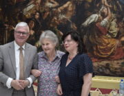 Spotkanie nauczycieli z córkami Edwarda Bernarda hr. Raczyńskiego w Muzeum Pałac w Rogalinie